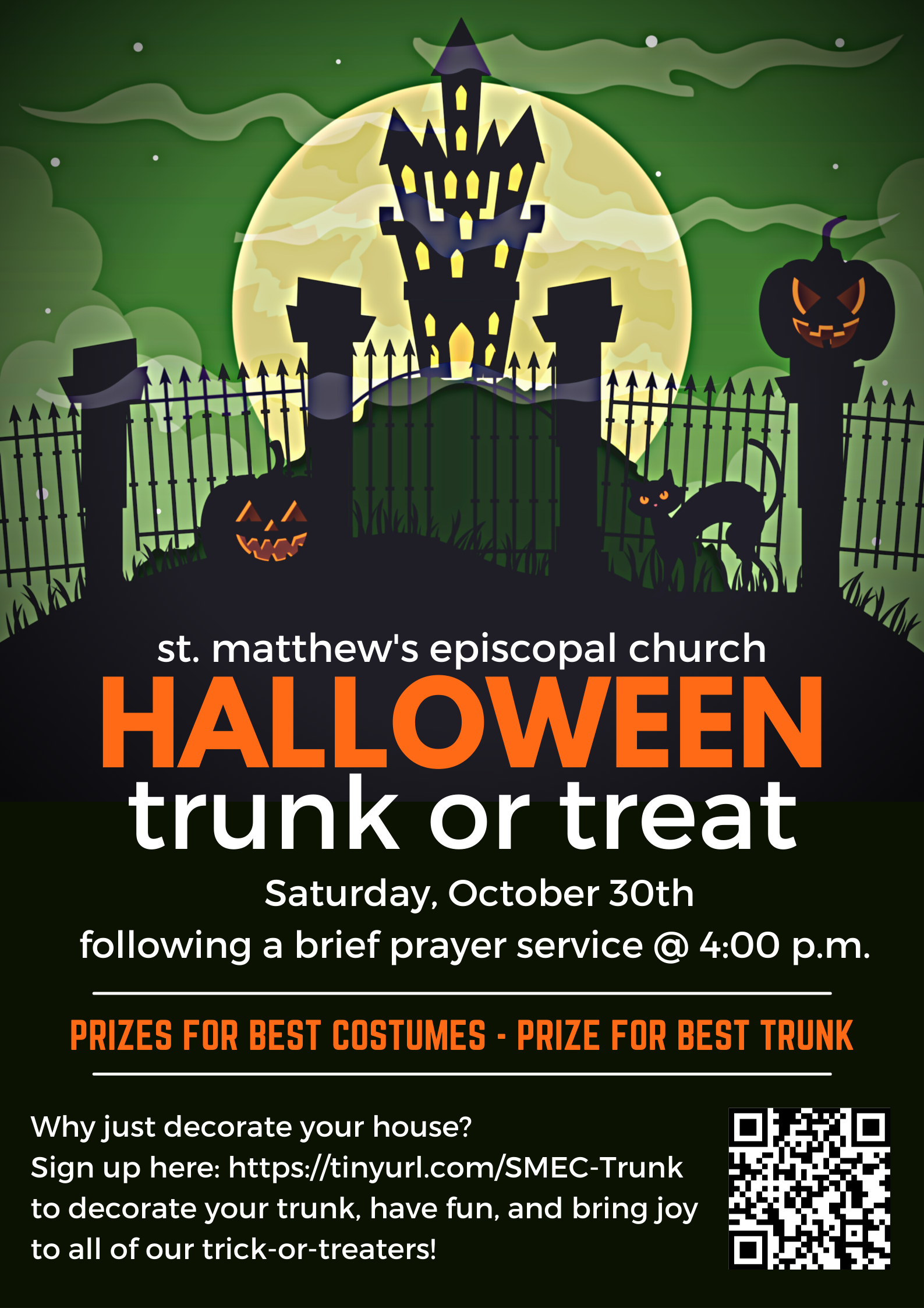 Trunk or Treat and Prayer Service - St. Matthew's Episcopal Church